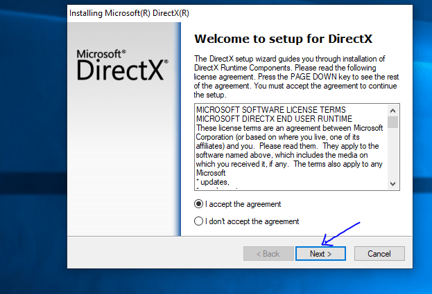 برنامج directx